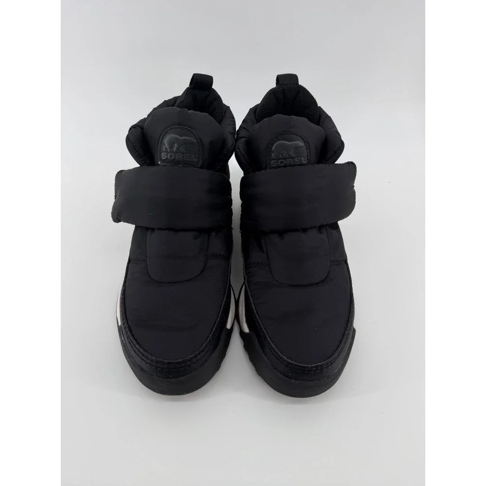Sorel Kinetic Impact‎ NXT Puffy Boot Black White Women 9 Sneaker Boot